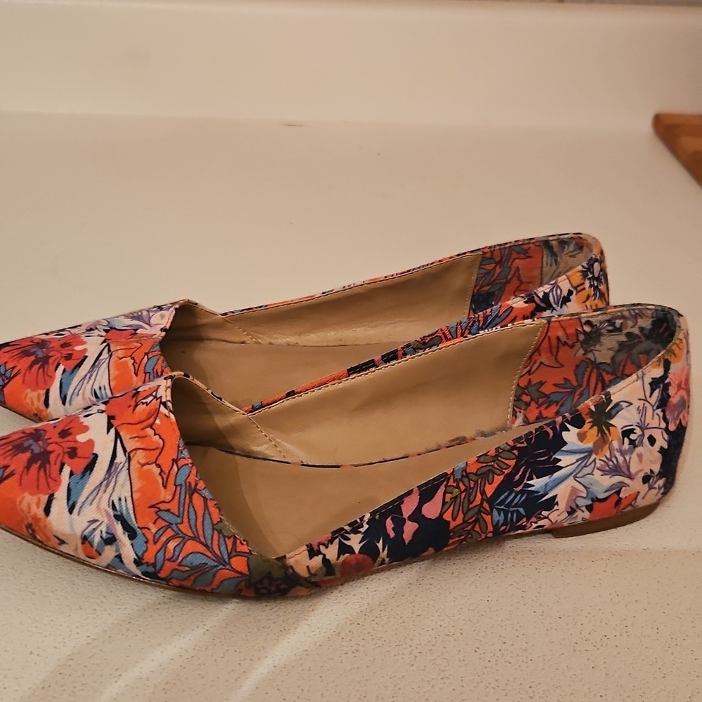 Mix No. 6 Women's Floral Rowland Flats Size 8 - Picture 2 of 3